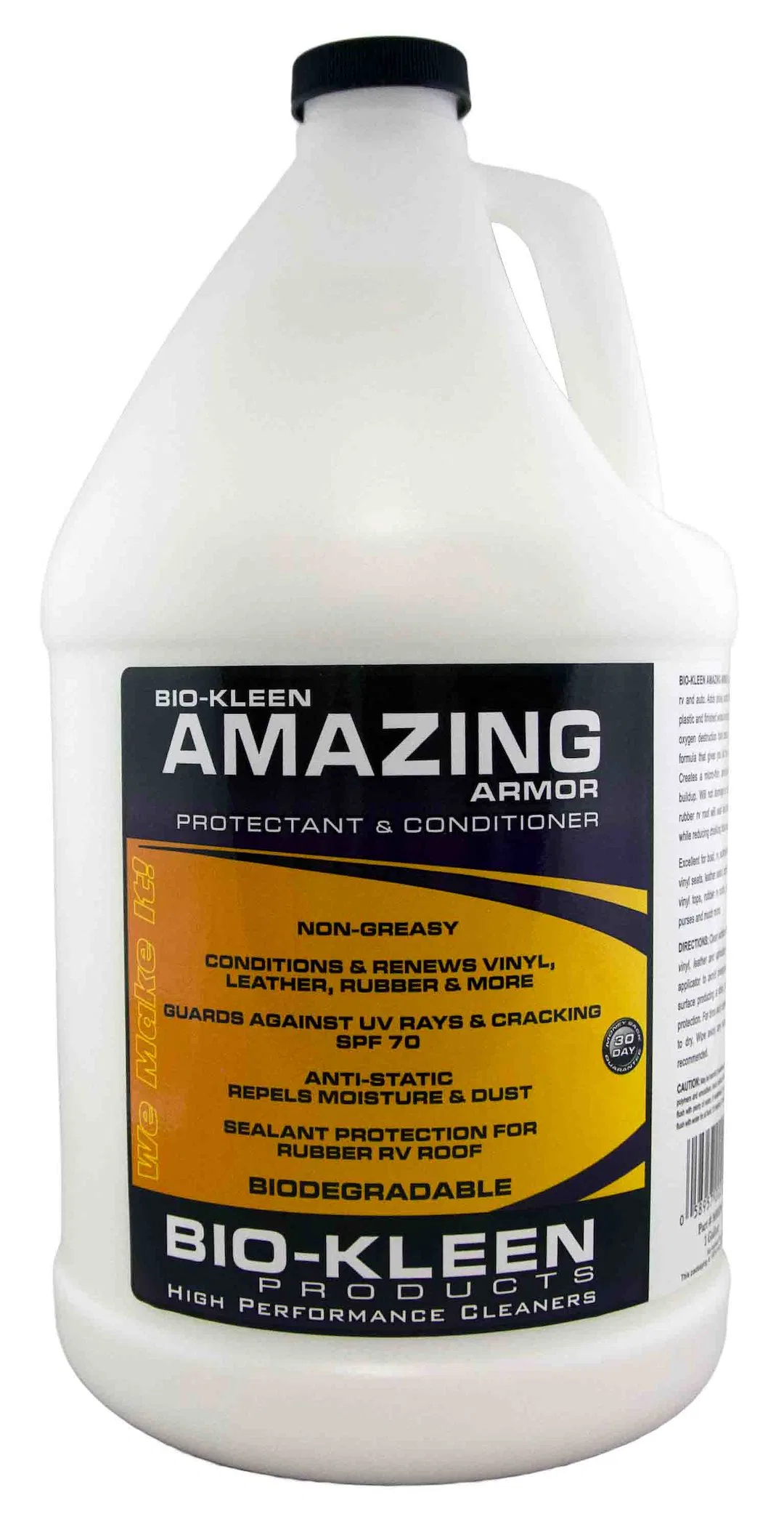 M00209 – BIO-KLEEN Vinyl Protectant, 1 Gallon Jug Single Use Protect Vinyl/ Rubber/ Leather Surface